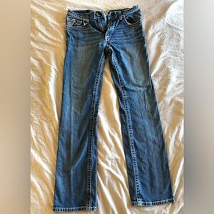 Blue Ariat Denim Jeans Men’s Straight Fit Straight Leg M5 34/36
